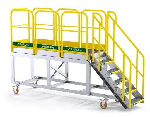 Platform staircase to train (movable)